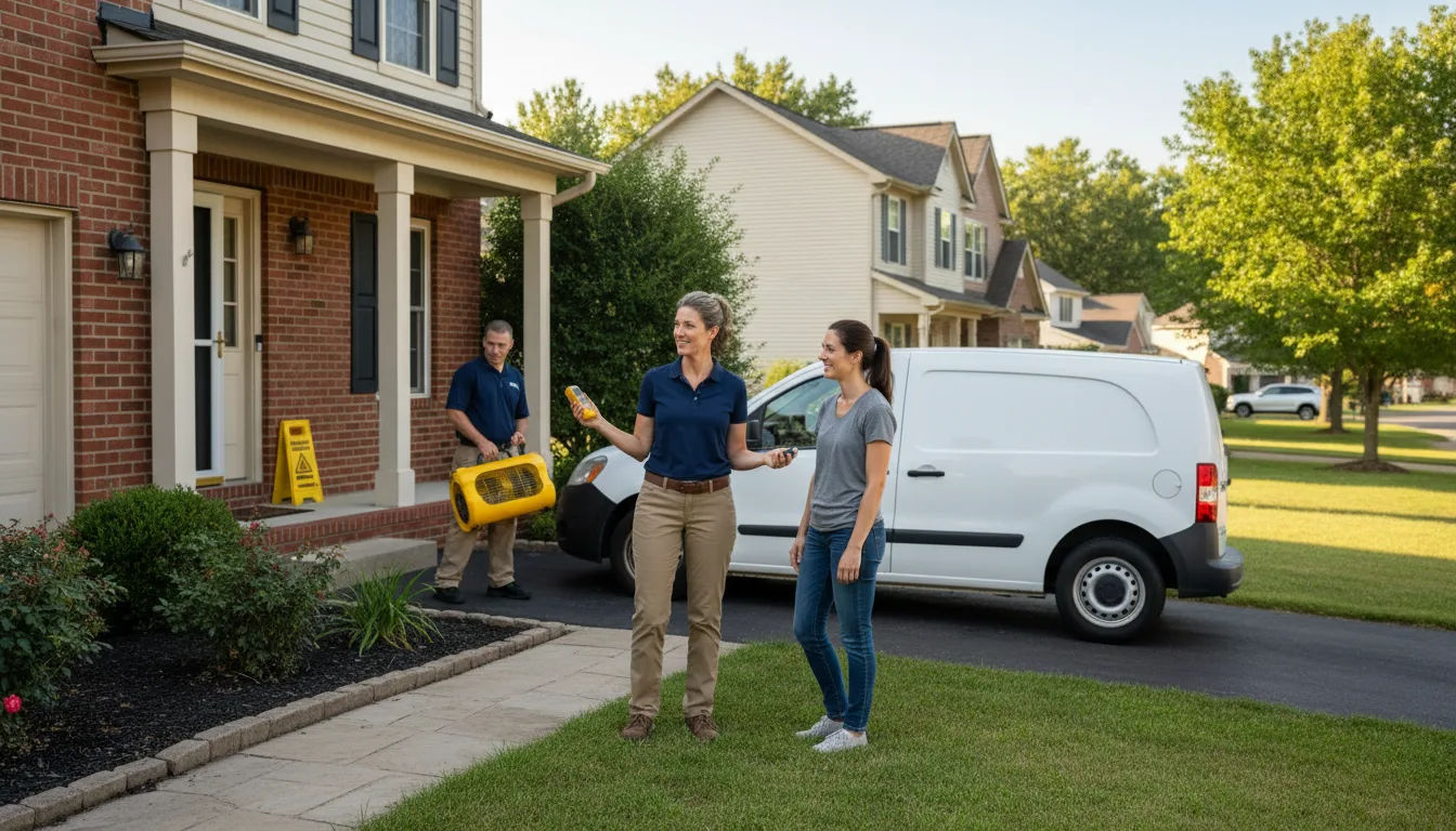 Water restoration image for Dehumidification And Cleanup Services in Orlando, WV